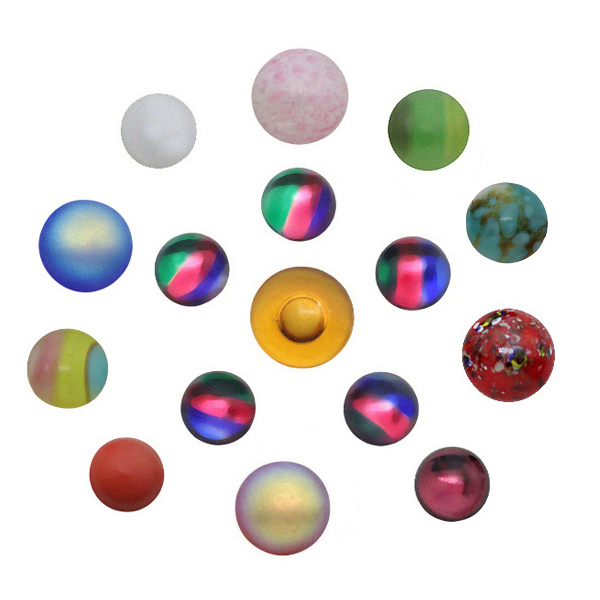 Cabochon, Glasstein, Glasnugget, Muggelstein, Strassstein, Schmuckstein, Bastelstein