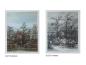 Preview: Seidenbild lose, Seidenbild "4 Jahreszeiten", Seidenbild, Seidenbild oval bombiert, Klosterarbeiten Zubehör, Vintage Seidenbilder Barock Motive, Seidenbild bedruckt, Seidenstoff bedruckt, Deko-Seidenbild, Bastelartikel, Handarbeiten