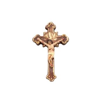 kleine Kreuz, Wachsmotiv, Wachsmedaillion, Wachornament, Material & Zubehör für Klosterarbeiten