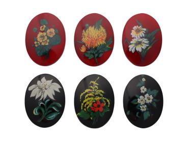 Cabochon, Oval, Schöne Damen, Motivcabochon, Gemme, Kamee, Bastelartikel, Mode Schmuckherstellung