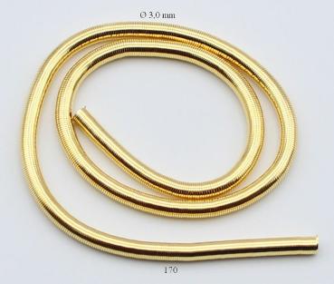 2 Stück Boulliondraht   gold  1,5 mm je 50 cm lang 