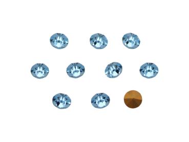 Strasssteine, Swarovski® Kristall, Chaton, zum Einfassen, zum Einkleben, Glassteine, Strass-Steine, Schmucksteine, Bastelsteine
