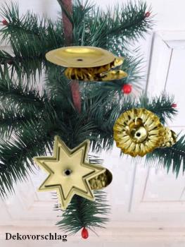 Christbaumkerzenhalter, Weihnachtskerzenhalter, Baumkerzenhalter klassisch, Clip-Kerzenhalter, Hängende Clip-Kerzenhalter, Baumkerzentülle zum Klemmen, Weihnachtsdeko, Baumhalter mit Clip, Baumzwicker, Bastelartikel, Dekorationsartikel