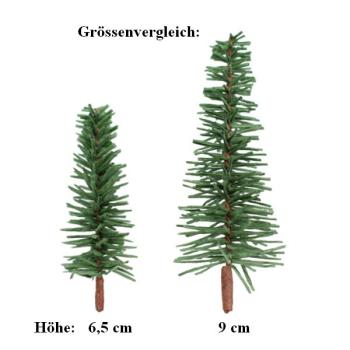 Preview: Papier Tannenbäumchen, künstliches Tannenbäumchen, Weihnachtsdeko, Bastelartikel, Federbäumchen, Mini Deko Bäumchen, Modelbau