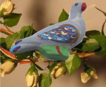 Preview: Taube, Wachsmotiv, Wachstierfigur, Bastelartikel, Dekoration Hochzeit