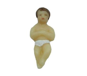 Jesuskind, Wachs bemalt