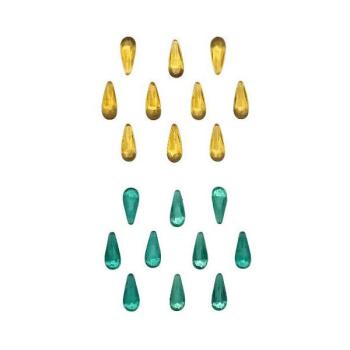 Cabochons "Tropfen", Cabochonsteine, Cabochon Steine, Glas Cabochon, Tropfen Cabochon, tropfenförmige Cabochons, Muggelsteine, Glasdekosteine, Bastelsteine, Bastelzubehör