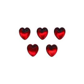 Cabochons "Herz", Cabochonsteine, Cabochon Steine, Glas Cabochon, Tropfen Cabochon, Herzförmige Cabochons, Muggelsteine, Glasdekosteine, Bastelsteine, Bastelzubehör