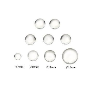 Muggelsteine Rund, Cabochon, Glasnuggets, Glassteine, Cabochons, Glas Dekosteine, Bastelsteine, Bastelzubehör