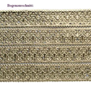 Lilienborte geprägt, Muschelborte, Bordüre, Dresdner Pappen, Dresdner Pappe, Prägeartikel, Bastelartikel, Bastelmaterial