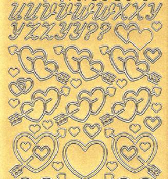 Preview: Konturensticker, Stickerbogen Blumen, Klebe Sticker, Konturen–Sticker, Ziersticker, Klebesticker, Foliensticker, Aufkleber, Bastelzubehör