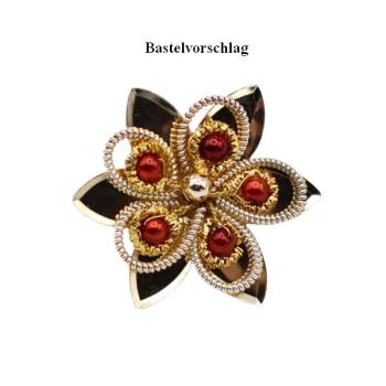 Preview: Blumenpailletten, Pailletten, Pailletten-Blumen, Kunststoff Pailletten Verzierung, Dekoration, Streuteile, Bastelartikel