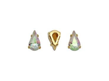 Schmuckstein Rechteck, Glas Strasssteine, Aufnähsteine, Glitzerstein, Bastelsteine, Strasssteine, Strass-Steine zum Aufnähen
