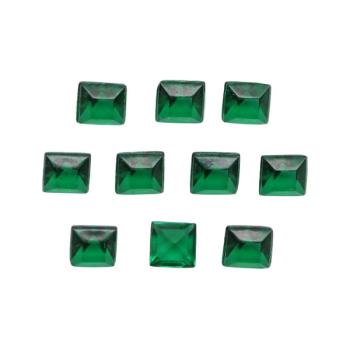 Schmucksteine quadratisch, Strasssteine, Aufnähsteine, Glitzerstein, Muggelsteine, Bastelsteine, Strass-Steine zum Aufnähen