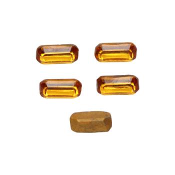 Schmuckstein Rechteck, Glas Strasssteine, Aufnähsteine, Glitzerstein, Bastelsteine, Strasssteine, Strass-Steine zum Aufnähen