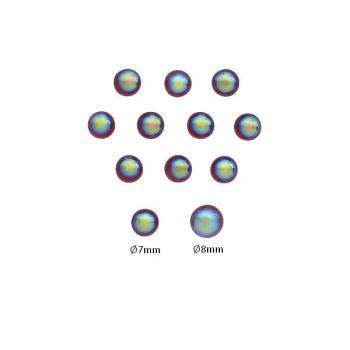 Muggelsteine Rund, Cabochon, Glasnuggets, Glassteine, Cabochons, Glas Dekosteine, Bastelsteine, Bastelzubehör