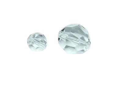 Acrylglasperlen rund oval facettiert