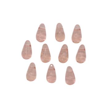 Bastelperlen Tropfen rosa