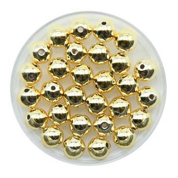 Metallic-Perlen, Kunststoffperlen, Bastelperlen