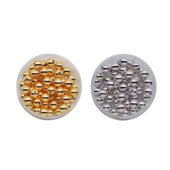 Kunststoffperlen Metallic