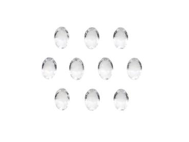 Strasssteine, Swarovski® Kristalle, Strass-Steine Oval, zum Einfassen, Strasssteine zum Einkleben, Glitzersteine, Bastelsteine, Schmucksteine, Deko-Strasssteine