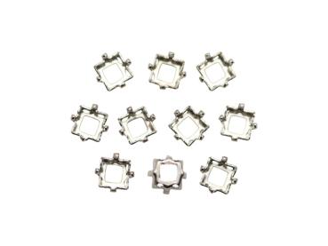 Kesselfassung, Fassung für Strasssteine, Einfassen, Schmuckherstellung, Bastelartikel