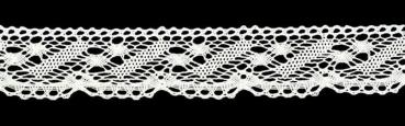 Spitzenborte, Farbe weiss, 5 mm, 1 m