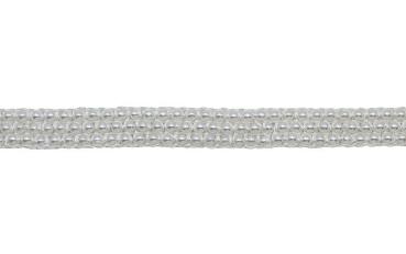 Wachsperlenborte, Perlenborte weiss, Strassband, Perlenband, Perlenlitze, Borte, Band, Spitze, Strasskette, Brokatborten, Brokat Webband, Borten, Fransenborten, Pailettenborten, Perlenborten, Strasssteinborten, Spitzenborten, Nähzubehör, Bastelartikel