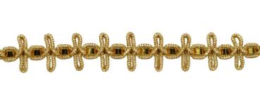 Brokatborten, Brokat Borte, Posamentenborte, Zierborten, Bastelartikel