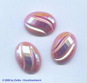 Strassstein Oval mit Prägung, Glassteine, Schmucksteine, Glitzersteine, Bastelsteine