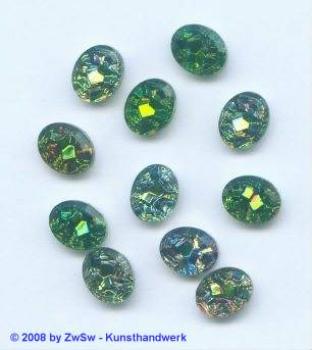 Strasssteine, Oval mit Prägung, Glassteine, Schmucksteine, Glitzersteine, Bastelsteine