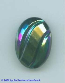 Strassstein Oval mit Prägung, Glassteine, Schmucksteine, Glitzersteine, Bastelsteine