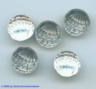 Strasssteine, Strass-Stein Jakobsmuschel, Glasstein, Schmucksteine, Ziersteine, Glitzerstein, Bastelsteine