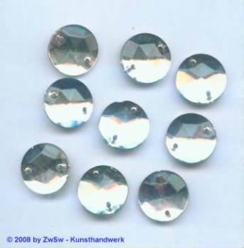 Strasssteine Rund, Strass-Steine zum Nähen, Aufnähsteine, Glitzersteine, Schmucksteine, Bastelsteine