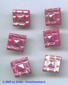 Strasssteine, Quadrat, Ziersteine Viereckig, Schmucksteine mit Muster,Glitzersteine, Bastelsteine, Dekoration Strass-Steine