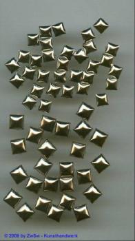 Deko-Nieten Stern Farbe silber, 3 Grössen, 120 Stück