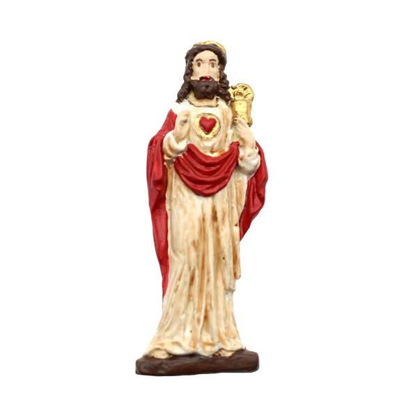 "Herz Jesus" Wachsmedaillion, Wachs Votivgabe, Wachsmotive, Wachsornament, Wachsbild, Wachsfigur, Wachs Medaillon, Material & Zubehör für Klosterarbeiten, Wachsstöckl, Wachskunst, Bastelobjekten, Dekoration