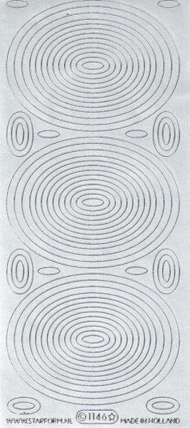 Konturensticker Ovale Ornamente, Bordüren, Stickerbogen Eckeelemente, Klebe Sticker, Konturen–Sticker, Ziersticker, Klebesticker, Foliensticker, Aufkleber, Bastelzubehör