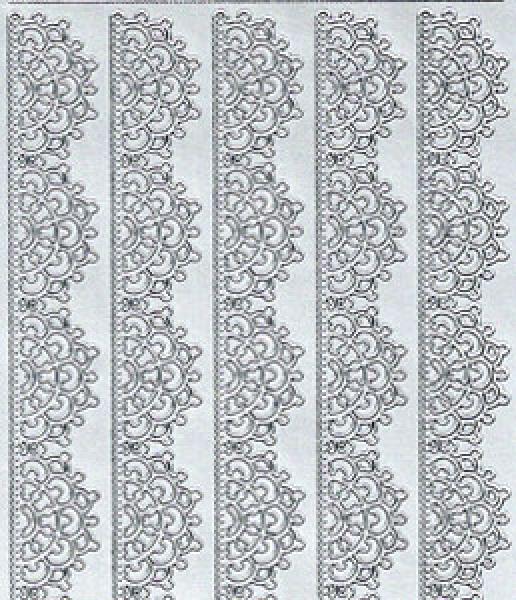 Konturensticker Bordüren, Stickerbogen Eckeelemente, Klebe Sticker, Konturen–Sticker, Ziersticker, Klebesticker, Foliensticker, Aufkleber, Bastelzubehör