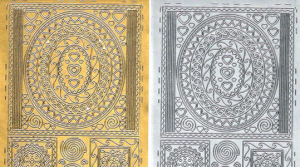 Konturensticker Bordüren, Stickerbogen Eckeelemente, Klebe Sticker, Konturen–Sticker, Ziersticker, Klebesticker, Foliensticker, Aufkleber, Bastelzubehör