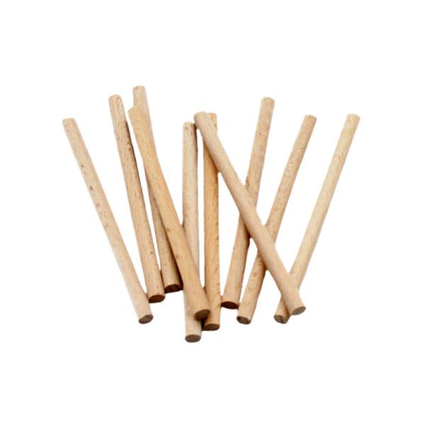 Holzstäbe rund, Buchen-Rundstab glatt, Rundhölzer, Bastelstäbe, Holzstäbe aus Buchenholz zum Basteln| Rundstab Massiv-Holz glatt, Bastelbedarf, Bastelartikel