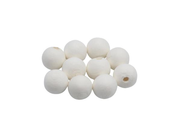 Watte-Eier, Watteeier, Watteei gelocht, Wattekugeln, Watteeier Weiß Verschiedene-Größen-Sortierungen, Osterdeko, Dekoration, Bastematerial, Kreatives Gestalten