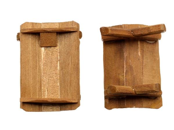 Krippenzubehör, Krippen Wiege, Weihnachtskrippe, Miniatur Deko, Modelbau Zubehör, Bastelartikel