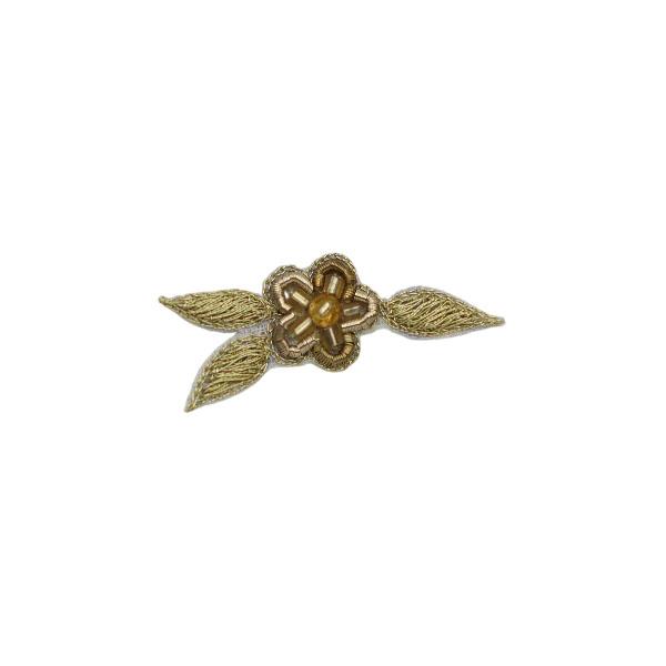 Applikation Ornament, Perlen, Borte, Applikation, Nähzubehör, Hochzeit, Bastelartikel