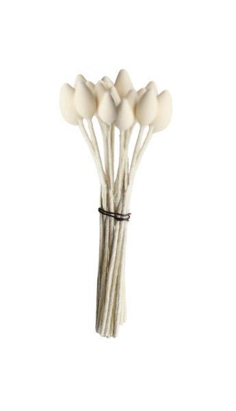 Blütenstempel künstlich, Staubgefässe, Staubblätter, Blütenstaubgefäße, Masseblumen, Fadenstiele, Bötzl, Perlartikel, Dekoartikel, Bastelmaterial, Floristikbedarf