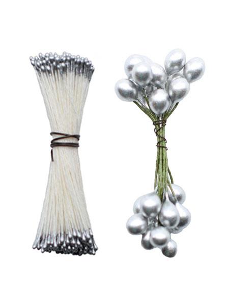 Deko-Beeren, Ilexbeeren, Blütenstempel