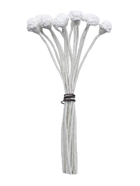 Blütenstempel künstlich, Staubgefässe, Staubblätter, Blütenstaubgefäße, Masseblumen,Masseblüten, Fadenstiele, Bötzl, Perlartikel, Dekoartikel, Bastelmaterial, Floristikbedarf