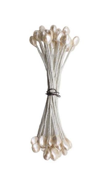 Blütenstempel künstlich, Staubgefässe, Staubblätter, Blütenstaubgefäße, Masseblumen, Masseblüten, Fadenstiele, Bötzl, Perlartikel, Dekoartikel, Bastelmaterial, Floristikbedarf