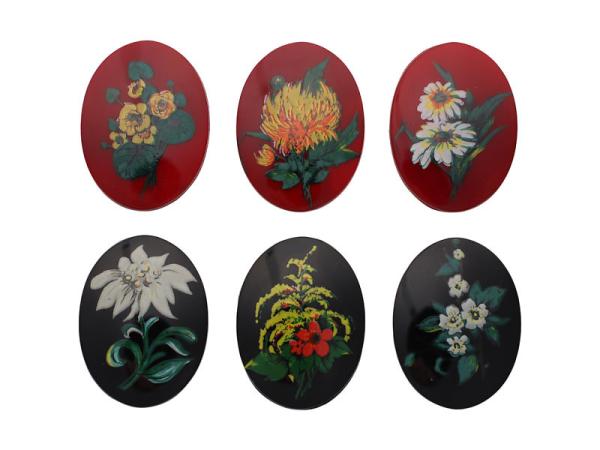 Cabochon, Oval, Schöne Damen, Motivcabochon, Gemme, Kamee, Bastelartikel, Mode Schmuckherstellung