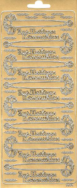 Konturensticker, Kommunion-Sticker, Stickerbogen "Kommunion", Klebesticker, Konfirmation, Konturensticker, Sticker, Stickerbogen, Klebesticker, Foliensticker, Bastelzubehör